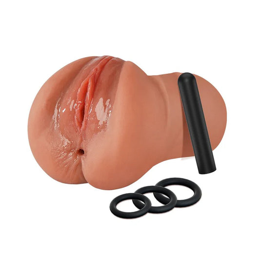 Vibrierender Realistischer Masturbator Blowjob Pocket Pussy mit 10 Vibrationsmodi