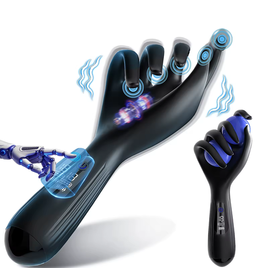 LED-Anzeige Penis Trainer Massagegerät Masturbator mit 10 Vibrationsmodi
