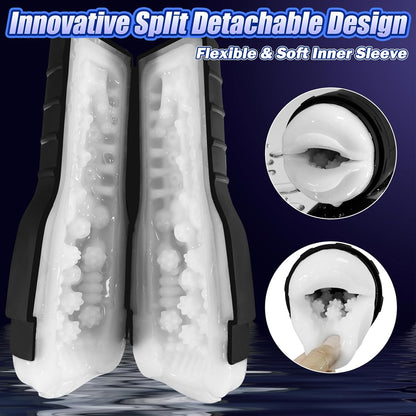 Elektrischer Masturbatoren Stroker Blowjob Sexmaschine mit 6 Vibrationsmodi