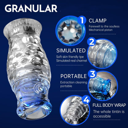 5D Realistische Taschenmuschi Penis Trainingsgerät Eicheltrainer Masturbator