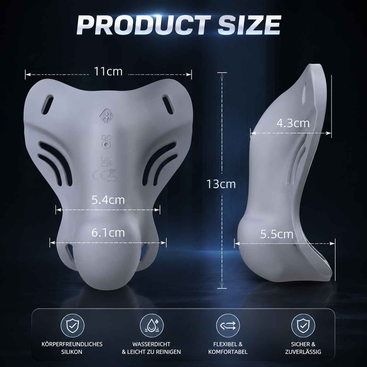 3 IN 1 Intelligente Penistrainer Vibrator Masturbator mit 9 Kraftvolle Vibrationsmodi