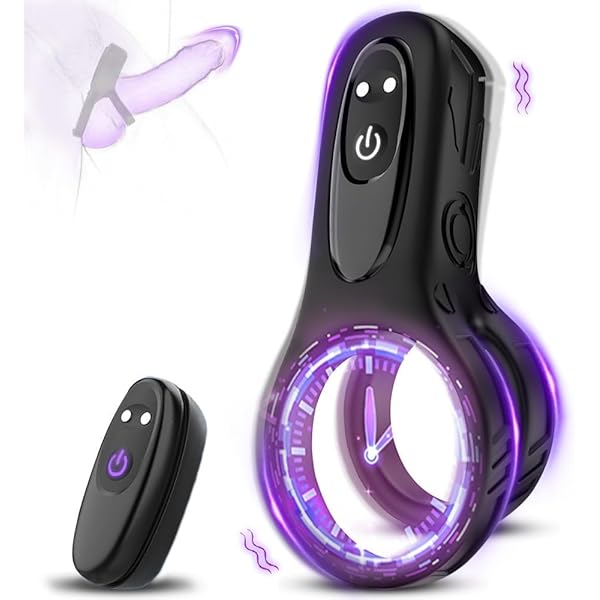 Intelligenter Penistrainer Vibrator Cockring mit 9 Vielfältige Vibrationsmodi