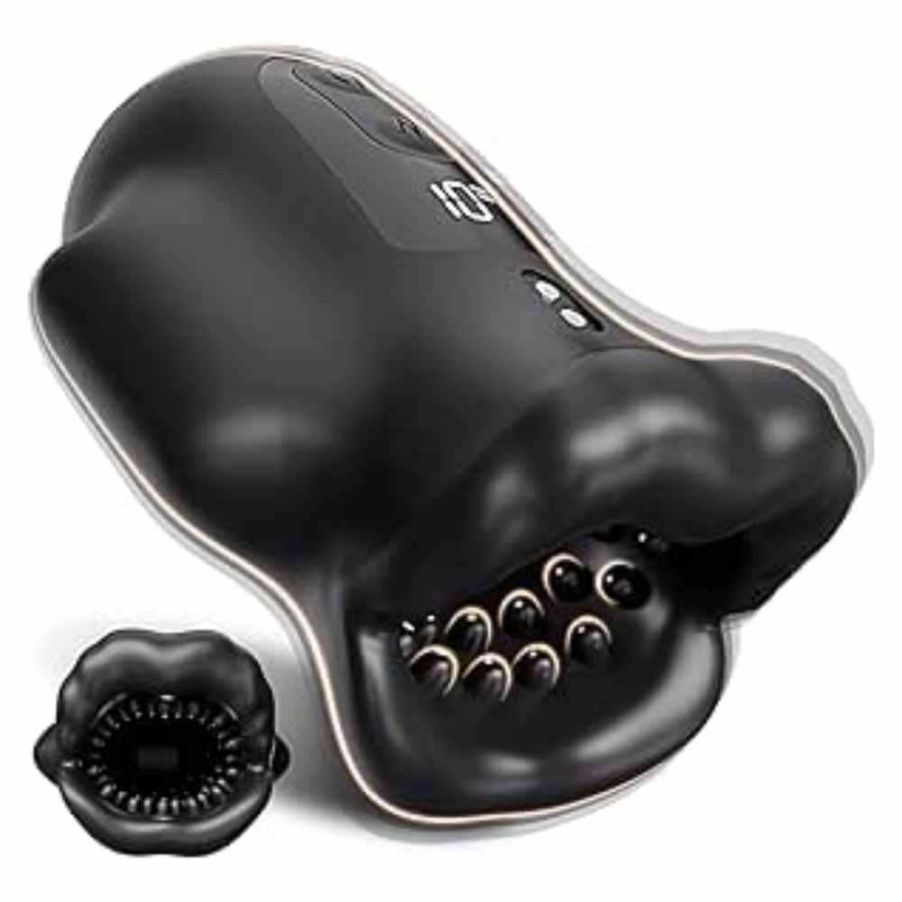 Elektrische Penistrainer Erektionshilfe Masturbator mit 10 Vibrationsmodi