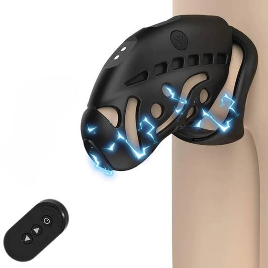 Elektroschock-Keuschheitsschloss Male Stimulator Penisringe Masturbatoren