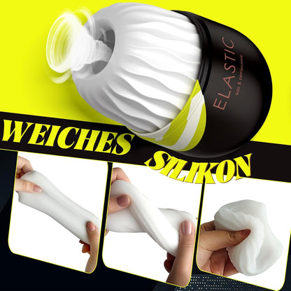 3D Realistisch Masturbator Eichel Stimulation Pocket Pussy Taschenmuschi Blowjob