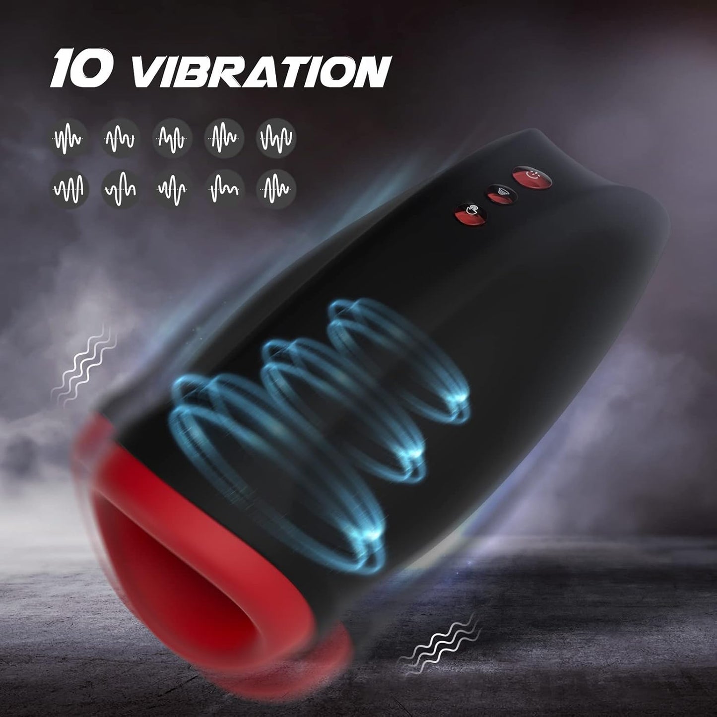 Automatischer Oral Masturbator Penistrainer Blowjob mit 10 Vibrations und 6 Saugmodi