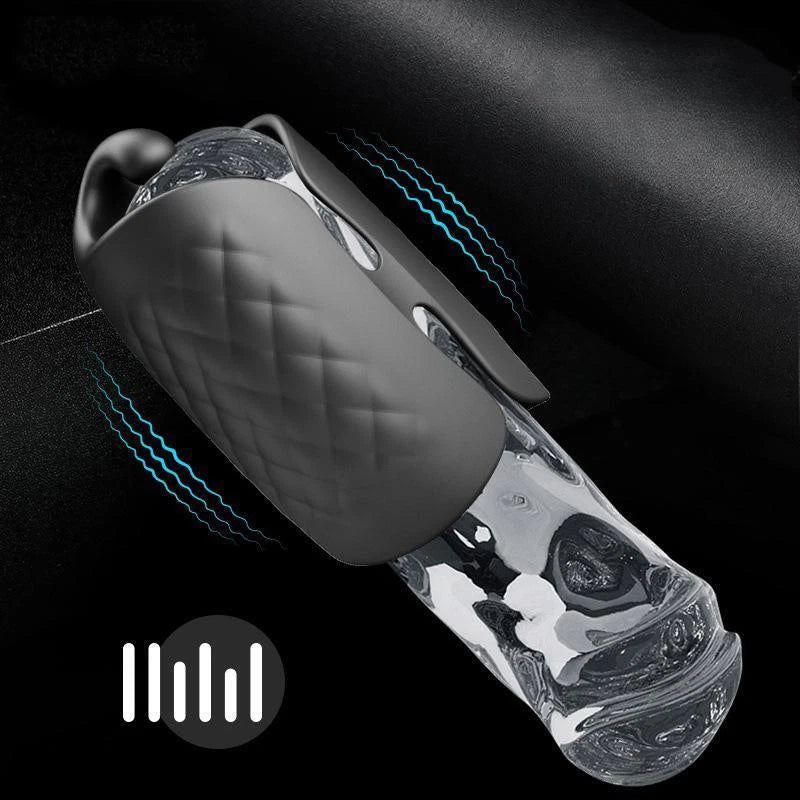 Automatischer Eicheltrainer Penis Massagegerät Ejakulations Vibrator mit 10 Vibrationen