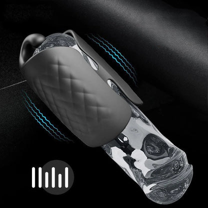 Automatischer Eicheltrainer Penis Massagegerät Ejakulations Vibrator mit 10 Vibrationen