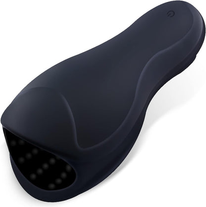 Eichel Vibrator mit Zunge lecken Penis Vibratoren Sleeve mit 6 Vibrationsmodi