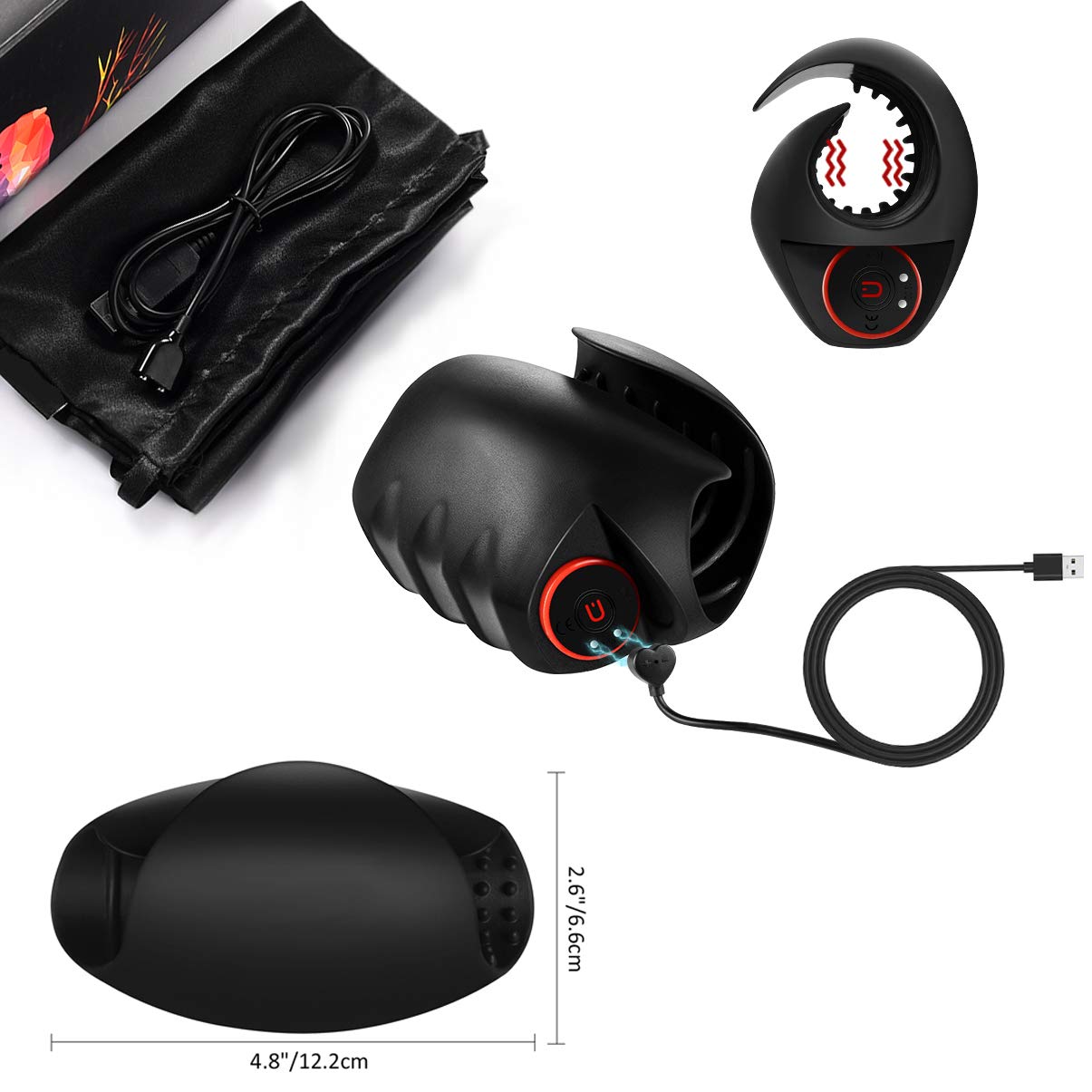 Intelligenter Vielseitiger Penis Trainer Vibrator mit 7 Vibrations und Stimulationsmodi