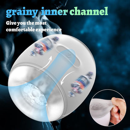 Elektrischer Masturbator Penis Stimulator Pocket Pussy mit 9 Vibrationsmodi