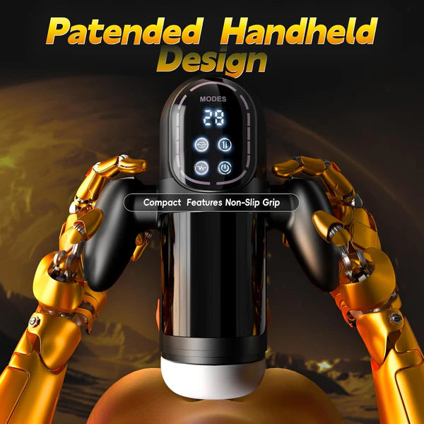 Automatischer Masturbator Blowjob Sexmaschine mit 4 Saug & 6 Vibrations & 9 Stoßmodi