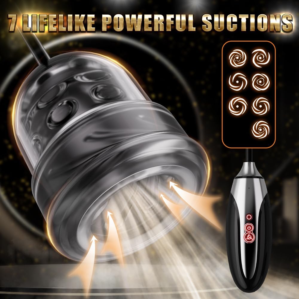 4 IN 1 Penistrainer Massager Eichel Trainer Stimulator Masturbator mit 7 Saugnäpfen