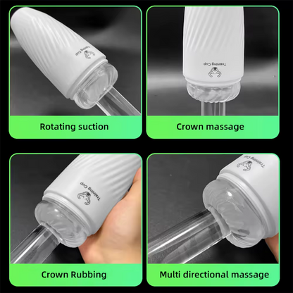 Realistische Manuelle Masturbator Blowjob mit Saug und Ejakulationskontrollfunktionen