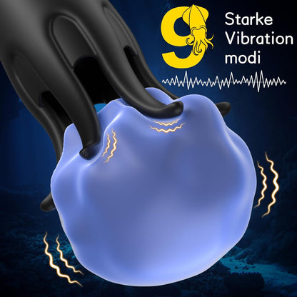 Octopus Tentacle Eichelvibrator Penistrainer Vibrator Masturbatoren mit 7 Vibrationen