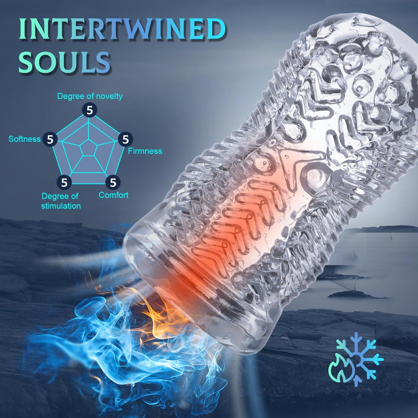 Jelly Handmatige Masturbatie Cup Super Adsorptie transparante penistrainer 