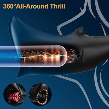 Tragbare Taschenmuschi Penis Trainer Vibrator Blowjob Masturbator mit 9 Vibrationsfunktionen
