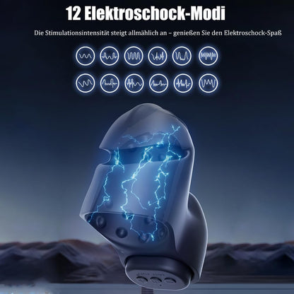 Elektrostimulation Masturbieren Penis Trainer mit 12 Elektroschocker Modi und 20 Intensität