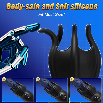 Elektrischer Penistrainer Vibrator Eichelstimulator mit Harnröhrensound & 10 Vibrationsmodi