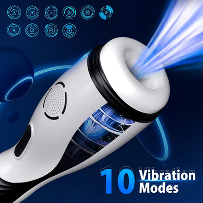 Automatischer Masturbator Stroker Sex Machine mit 5 Peristaltik und 10 Vibrationsmodi