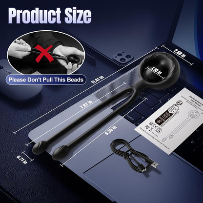 Penisring Trainer Taint-Stimulator Analplug Prostata Massagegerät mit 10 Modi