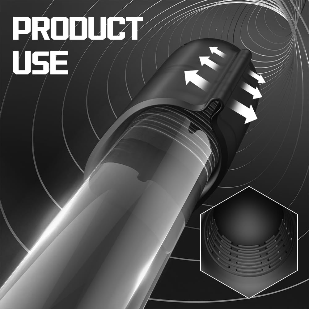 Automatischer Masturbator Penisvibrator Strokers Blowjob Trainer mit 9 Vibrationsmodi