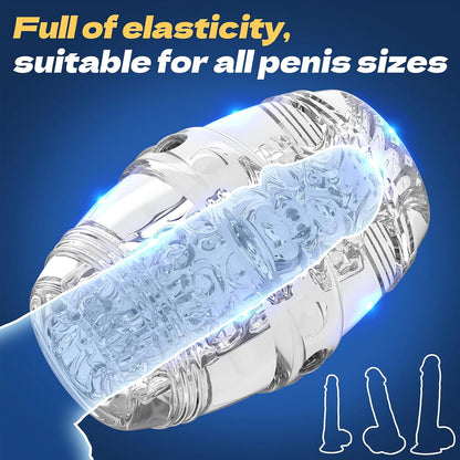 Realistischer Penistrainer Stroker Pocket Pussy Masturbator mit Dicken Wänden