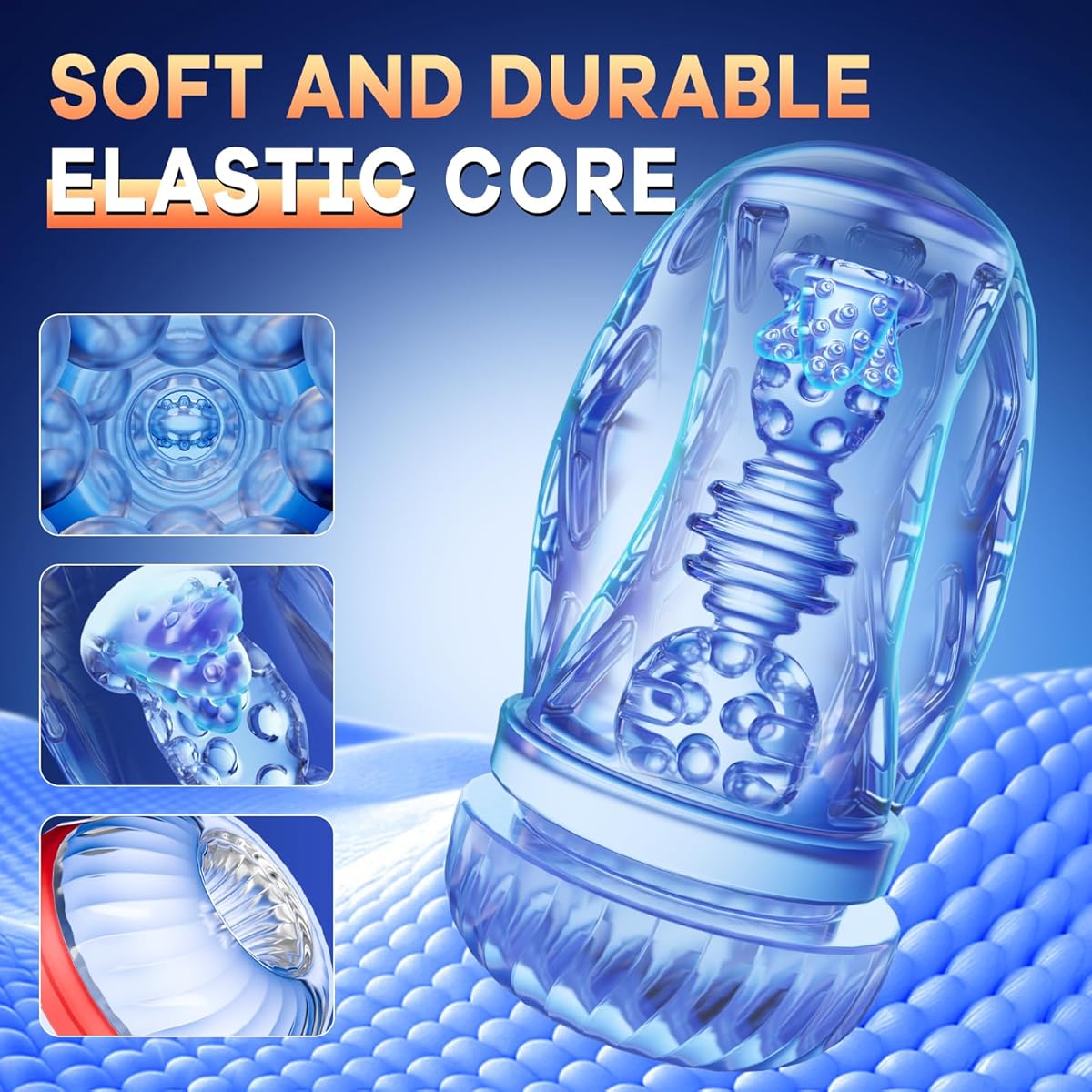 Intelligenter Masturbator PenisPumpe Stroker Blowjob mit 9 Saug und 9 Vibrationsmodi