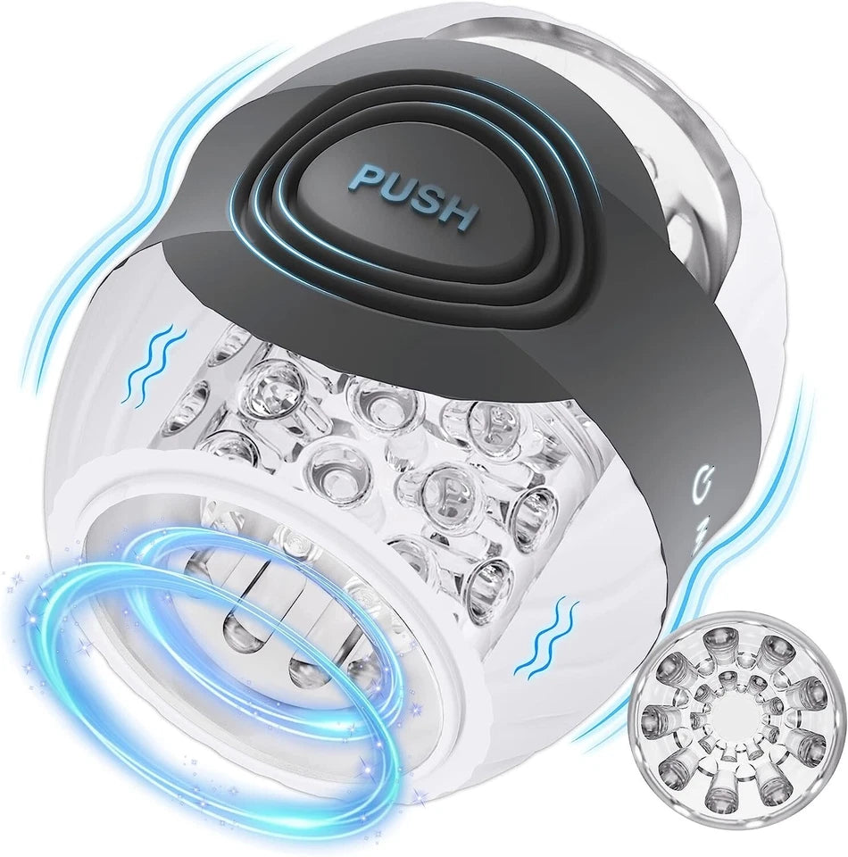 Elektrisch Penistrainer Stroker Blowjob Masturbatoren mit 10 Intensive Vibrationen