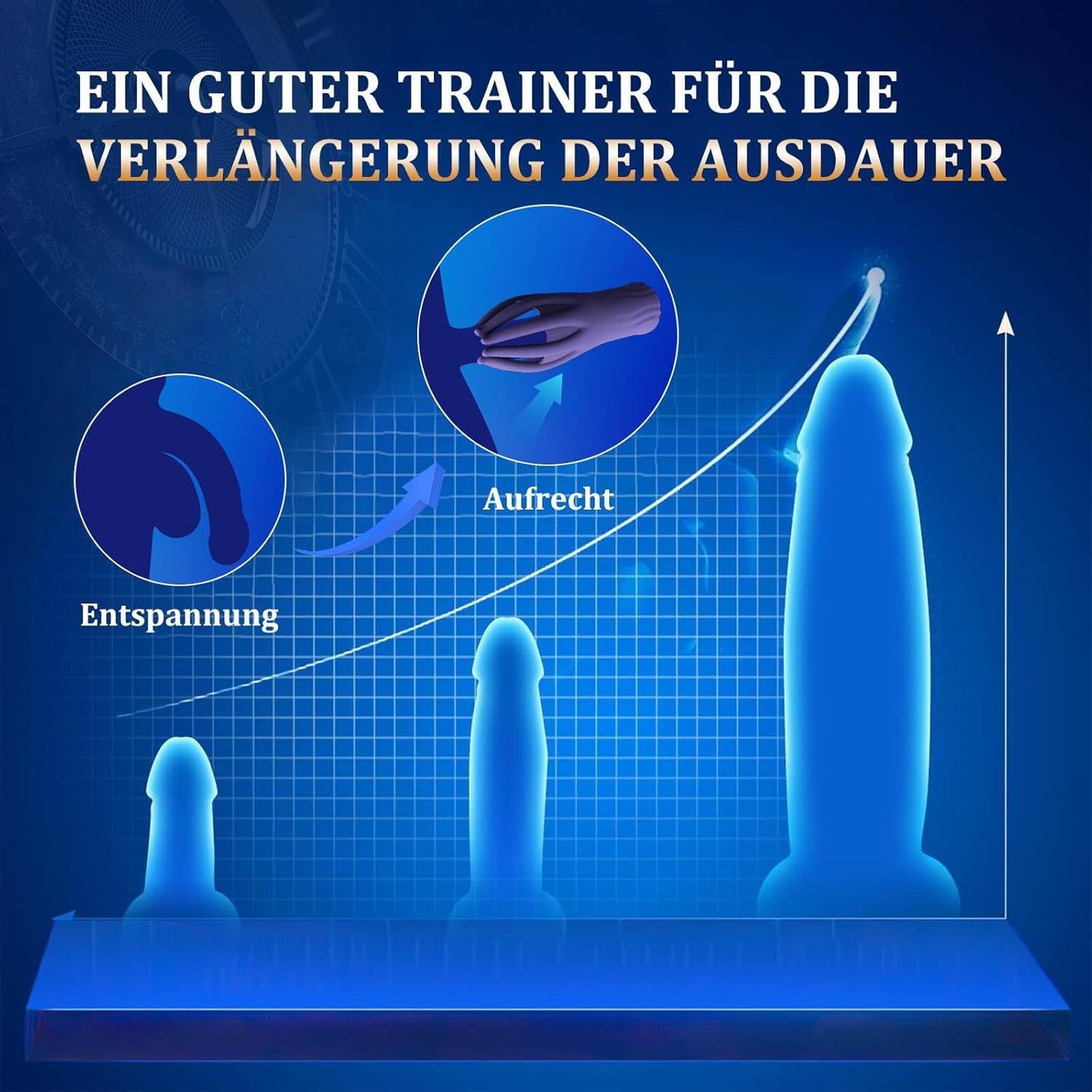Elektrische masturbator eikelvibrator met 10 vibratiestanden penistrainer-stimulator 