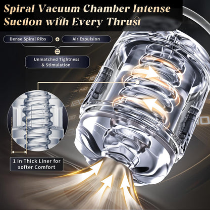 Offener Penistrainer Taschenmuschi Quetschbarer Masturbator Stroker Blowjob