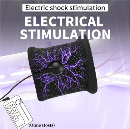 E-stim Penisringe Bondage Set mit 8 Stromschlagmodi und 19 Stromschlagintensitäten
