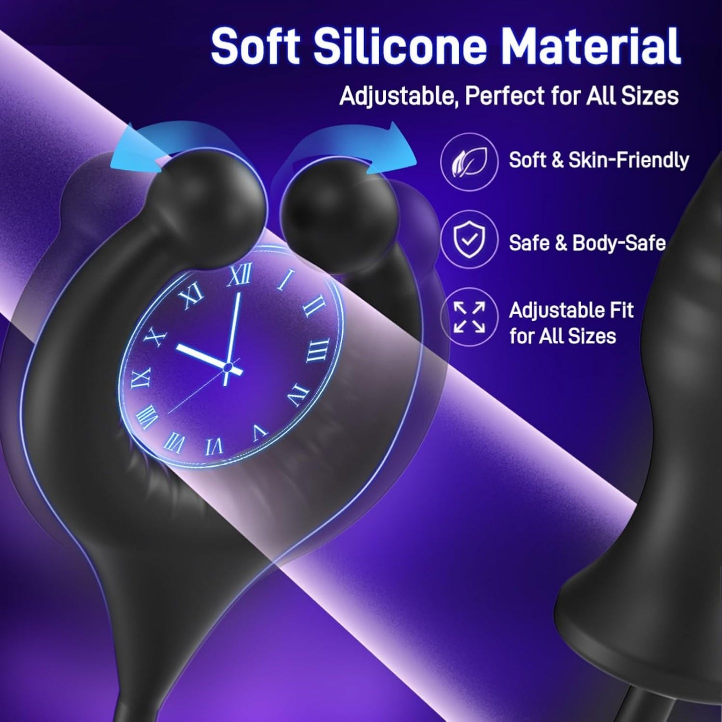 Anal Vibrator Dildo Prostata Stimulation Penisring mit 10 Vibrationsmodi