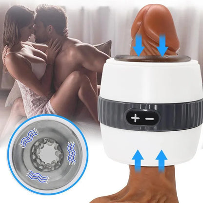 Automatischer Penis Trainer Vibrator Vibrator Device Masturbator mit 12 Vibrationsstufen