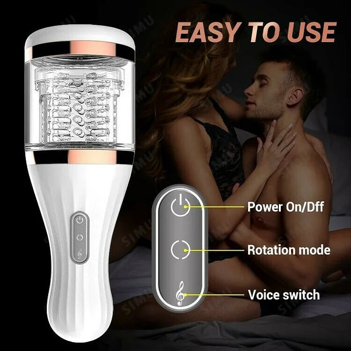 Automatische Masturbator Penistrainer Blowjob mit  7 Leistungsstarken Drehbewegungen