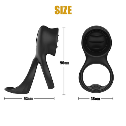 Elektrischer Penisring Vibrator Eichelstimulator Masturbator mit 7 Vibrationsmodi