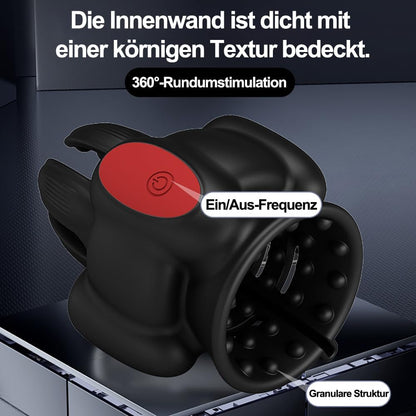 Elektrischer Masturbator Eichel Massage Vibrator Penis Stimulations mit 10 Vibrationsmodi