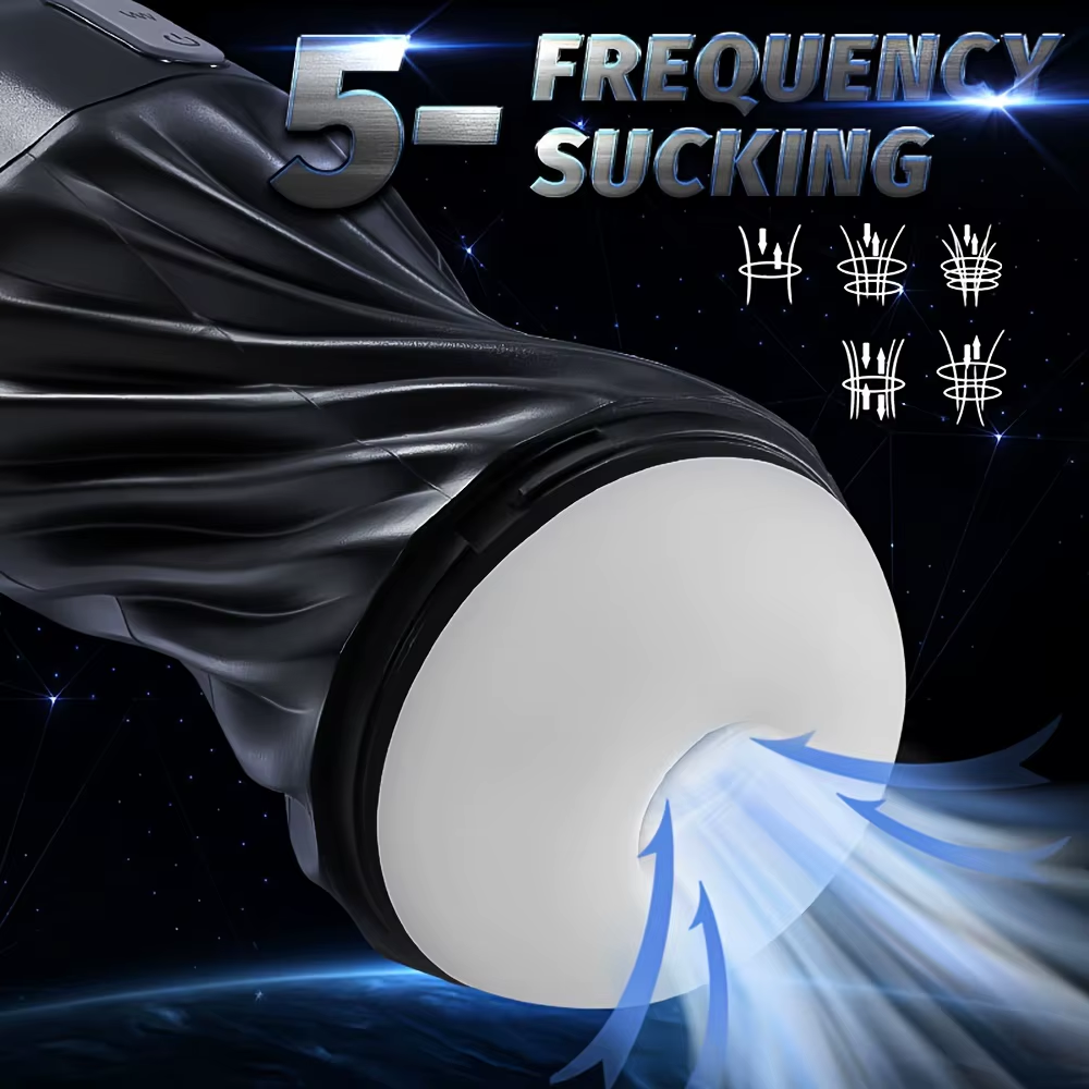 Automatischer Masturbatoren Stroker Blowjob mit 7 vibrierenden & 5 Saug & Drehmodi