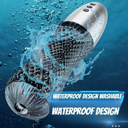 Elektrischer Masturbator Penispumpe Stroker mit 10 Vibratoren & 5 Stufen Saugen