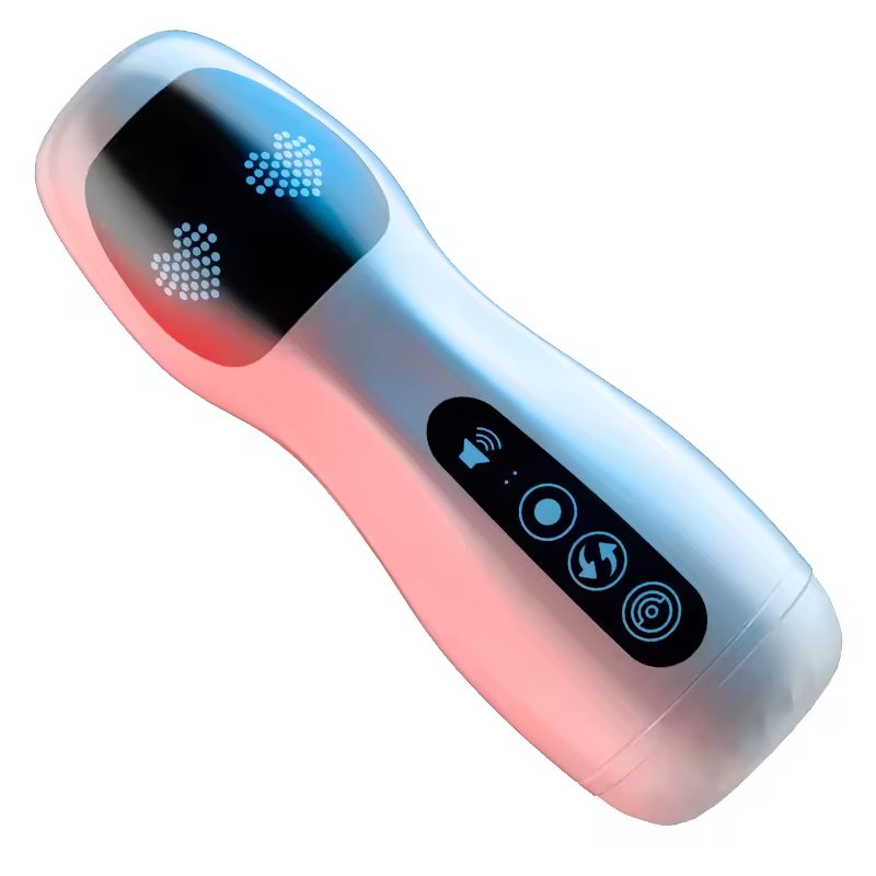 Elektrischer Masturbatoren Penistrainer Stroker Blowjob mit Schnellheizfunktion