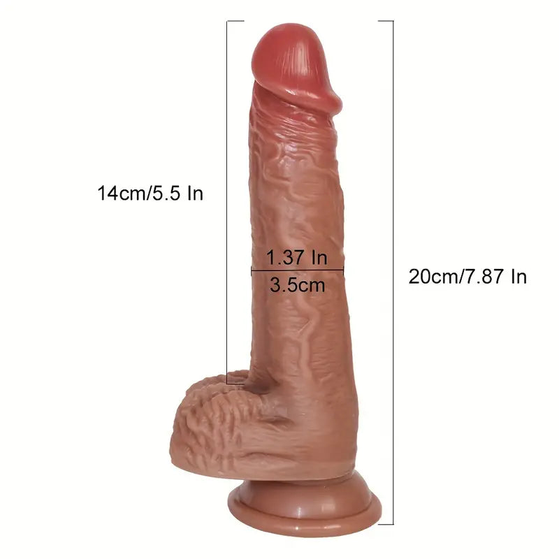 19.81CM Realistic Dildo for Beginners Lifelike huge silicone dildo