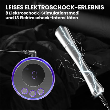 110 mm Elektro Schock Metall Buttplug elektrische Stimulator Prostata  Massager