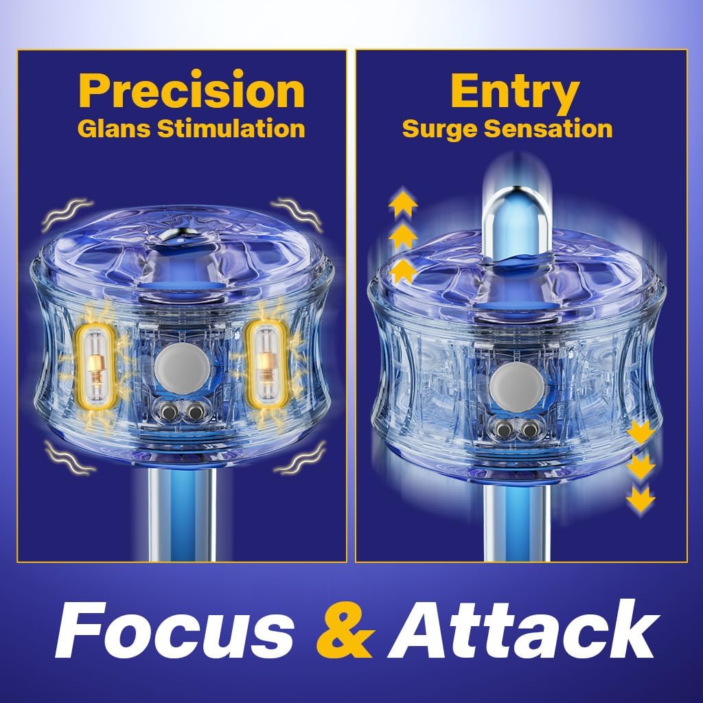 Tragbarer Pulse Penistrainer Vibrator Stroker Blowjob Masturbator mit 5 Vibrationsmodi