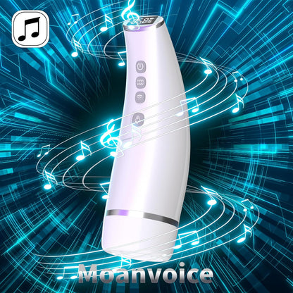 LCD Display Automatischer Masturbator Stroker Blowjob mit 7 Saugmodi und 10 Vibrationsmodi