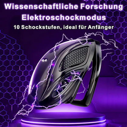 App-gesteuertes E-stim Keuschheitskäfig Peniskäfig Penis Bondage mit 10 Frequenz