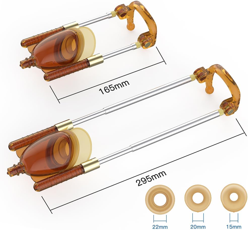 Penispumpen Erotik Erektionshilfe Saugkraft Vakuumpumpe Ausdauer Trainer Set