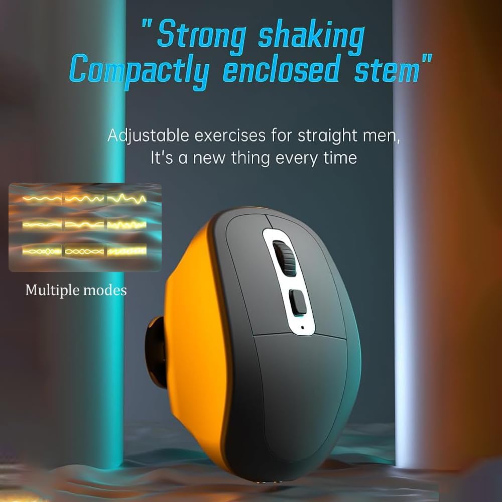 Elektrischer Masturbator Penistrainer Vibrator Eichel Stimulator mit 10 Vibrationsmodi