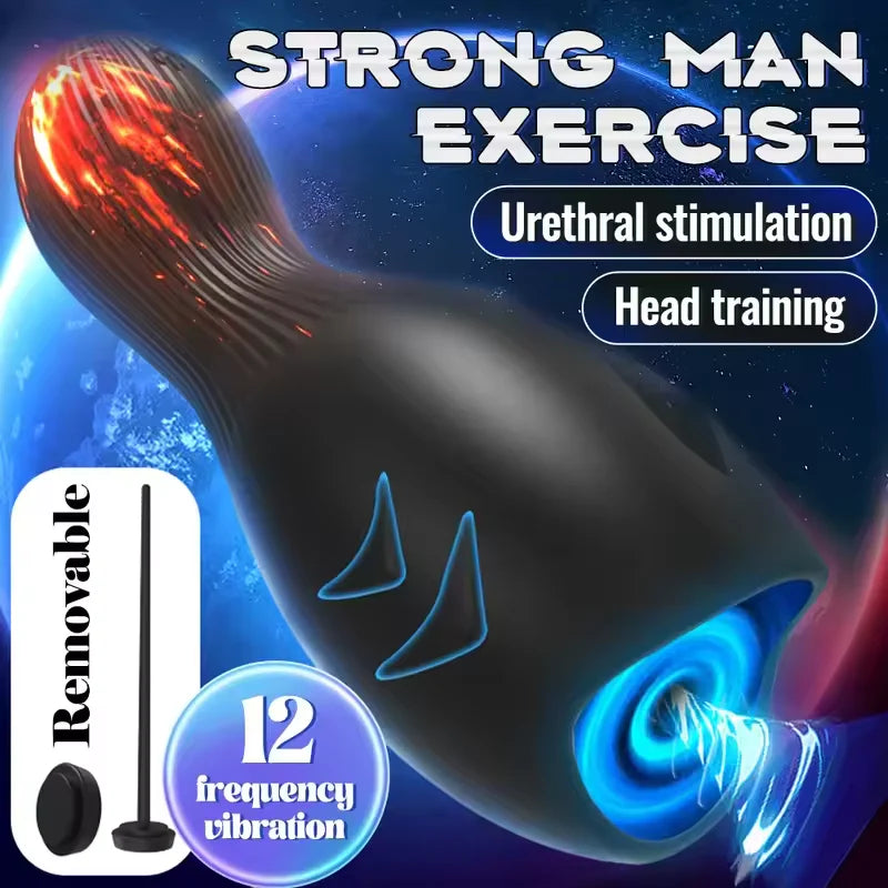 Eichel Stimulator Dilator Harnröhre Penistrainer Vibrator mit 10 Vibrationsmodi