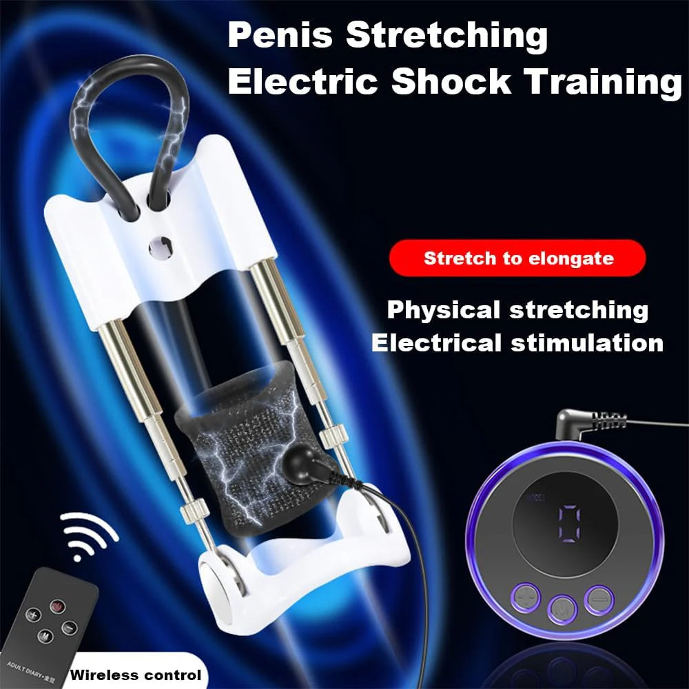E-Stim Penis Trainingsset Eicheltrainer mit Elektrostimulationsfunktion