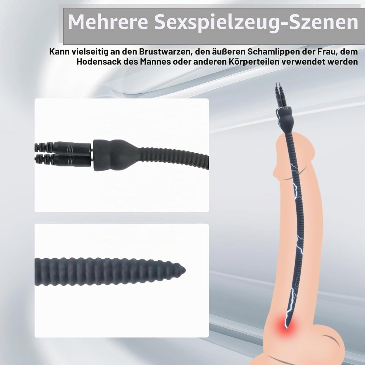 ElectroShock Harnröhren Plug Elektrostimulation Harnröhren Dilatator
